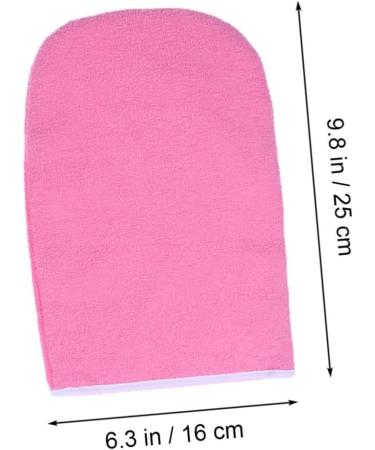 FOMIYES 2 Pairs Paraffin Wax Gloves Insulated Gloves Hand Spa Cover Hand Treatment Mitts Bath Treatment Mitt Pink Thicken Cotton Gloves - Buy Online on GoSupps.com