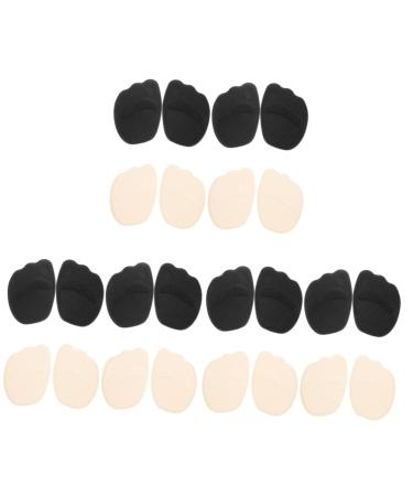 Gatuida 12 Pairs Sponge Forefoot Pad Forefoot Insoles High Heels for Girls Comfort Heels Womens Shoes Comfortable High Heel Pads Self-Adhesive Knitted Fabric Women's Non-Slip Mat