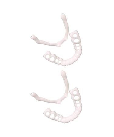 Simulated tooth whitening vein made of silicone for upper and lower teeth for covering deformities and discolored teeth adjustable size and customizable food -safe silicone material