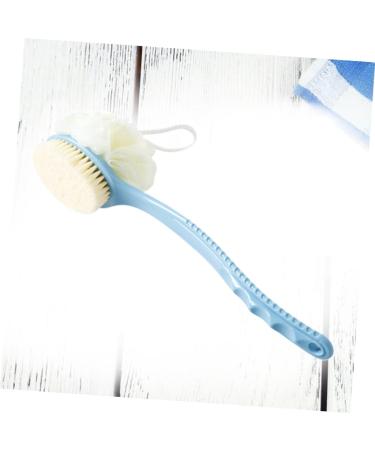 Healvian 2-in-1 Bath Sponge and Scrubber - Blue | Shower and Bath Body Brush for Skin Exfoliation and Relaxation - Buy Online on GoSupps.com