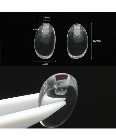 Eyeglass Nose Pads 2Pairs Anti-Slip Soft Silicone Push in Replacement for Silhouette Frameless Glasses Eyeglasses Sunglassesâ¦ Nose Pads Clear - Buy Online on GoSupps.com