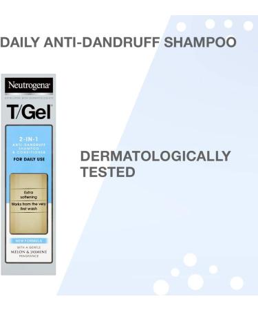 Neutrogena T/Gel 2-in-1 Anti-Dandruff Shampoo + Conditioner 125ml - Soothes Scalp & Fights Dandruff - Buy Online on GoSupps.com