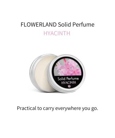 Flowerland Solid Perfume - Portable Pocket Balm Perfume Perfect for Travel Use - Natural Fragrance Parfum for Men and Women - Natural & Vegan - Hyacinth (30ml) - Buy Online on GoSupps.com