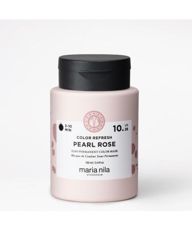 Maria Nila Color Refresh Pearl Rose 100 ml soft pink hair mask semipermanent pigments 100 vegan sulphateparaben free