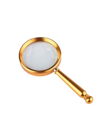 Protable 10x Glass Handheld Hd Reading Watch Repair Ancient Text Playback Recognition Metal Magnifier Good Times