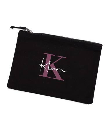 Herz & Heim Cosmetic bag with initial and desired name in 2 sizes Large
