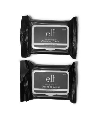 e.l.f. Makeup Remover Wipes 20 ct - Pack of 2 - Gentle Cleansing for Skin - Buy Online on GoSupps.com
