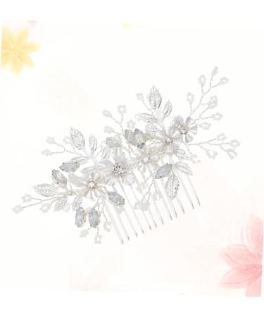 FRCOLOR Set of 3 Wedding Hair Combs Hair Accessories Wedding Hair Accessories Wedding Decoration Combs Tiara Combs Hair Comb for the Bride Rhinestone Comb Rhinestones Headpiece Millet Beads - Buy Online on GoSupps.com