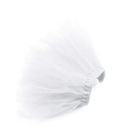 Aivtalk Pet Dog Cat Costume Tutu Outfit Animal Halloween Party Tulle Skirt Clothes S White