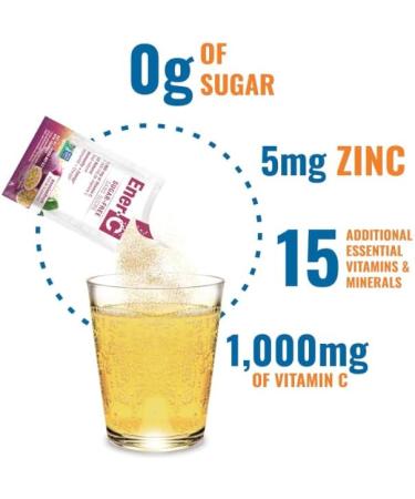 Conquitlam BC V36C2 EnerVitamin C Passion Fruit 30 PacketsPouches - Buy Online on GoSupps.com