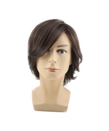 Women's light blonde matte natural short-haired wig bob hairstyle everyday ombre color gradient Wig Charming synthetic wigs wig for women braun5 1 piece