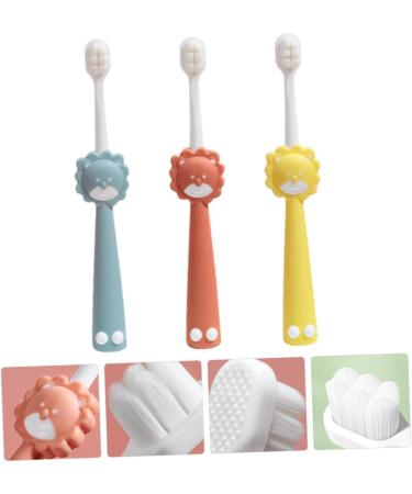Beavorty 12 STK Wanmao Children's Toothbrush Set - Portable Animal Toothbrushes for Kids - Soft Fur Tooth Cleaning Brush (4 Colors) - Ideal for Baby & Children's Dental Care - Buy Online on GoSupps.com