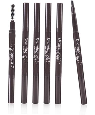 CANIGHT 3pcs 2 1 Eye Brow Brush Eyebrow Pencils Double Headed Eyebrow Black Eyebrow Pencil Braider Tool - Buy Online on GoSupps.com
