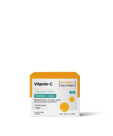 Skin Academy London Glow Boost Lightweight Hydrating & Brightening Day Cream with Vitamin C 50ml