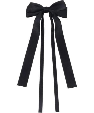 New 2025 Solid Double Bowknots Hair Clips Women Long Ribbon Bow For New For Fashion Tassel Hair Clips Barrettes Pins Hair Accessories Jewelry Fashion Accessories Creative Gift - Buy Online on GoSupps.com