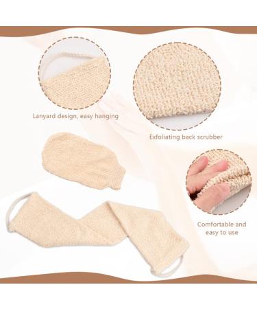 Premium Peeling Gloves & Back Scrubber for All - Ramie Bath Gloves for Men Women & Children | International Shipping - Buy Online on GoSupps.com