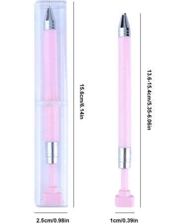 Nail Art Manicure Art Precision Pencil - Rhinestone Design Nail Drill Tool Lightweight Dotting Nail Tool for Home Travel Business Trip Pink - Buy Online on GoSupps.com