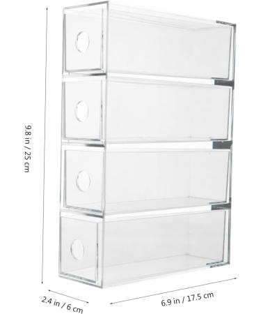 FOMIYES 1pc Box Eye Shadow Storage Box Makeup Storage Drawers Acrylic Compact Holder Storage Rack Make up - Buy Online on GoSupps.com