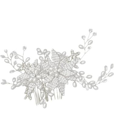 FRCOLOR Set of 2 headpieces for the bride bridesmaids headwear hair comb crystal hair comb bridal hair pin hair accessory for wedding bridal hair comb bridal hairstyles - Buy Online on GoSupps.com