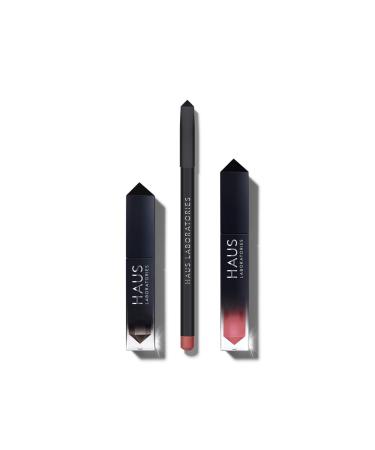 HAUS LABORATORIES By Lady Gaga: HAUS OF COLLECTIONS Makeup Kit | 3-Piece Set with Liquid Eyeshadow, Lip Liner, and Lip Gloss - Vegan & Cruelty-Free - Buy Online on GoSupps.com