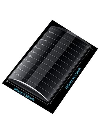 Alluring Curved Glass Lash Tile - Premium Strip Lash Organizer & Eyelash Extension Tool | Perfect Lash Holder Palette - Buy Online on GoSupps.com