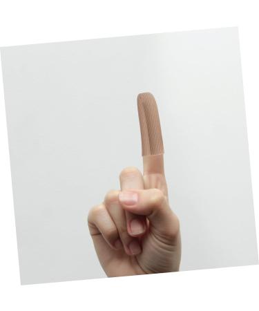 Healifty 2 Pairs Silicone Gel Finger Toe Sleeves Bunion Pads Caps Protectors | Nylon Guard Separator for Toe & Finger - Pearlescent - Buy Online on GoSupps.com