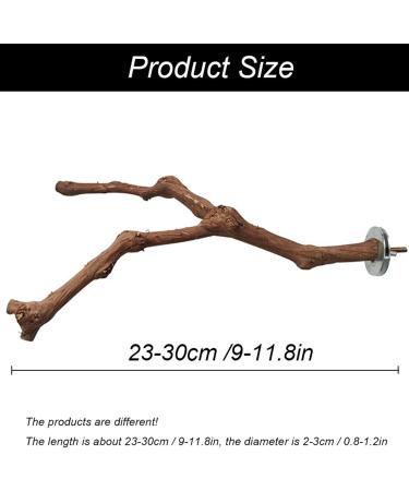 Natural Wood Bird Cage Platforms - Ockyunoo 2 Piece Set | Perfect Bird Seat Rods & Bubble Rods for Nymphensittich - Buy Online on GoSupps.com