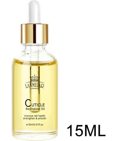 Vitamin Nail Strengthening Cuticle Oil with dropper For Fingernail Or Toenail Nail Strengthener Oil For Damaged And Weak Nails 15ml Orange scent - Buy Online on GoSupps.com