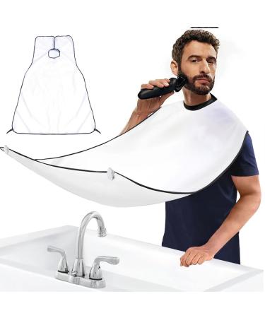 Eihi 1 piece of shaving apron beard apron hairdressing cloak beard apron bibs for beard for shaving haircut non-stick hairy caring with 2 suction cups gifts for men - Buy Online on GoSupps.com