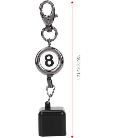 Bnineteteam Portable Black Retractable Billiard Queue Chalk Holder | Snooker & Pool Supplies for Competitive Sports - Buy Online on GoSupps.com