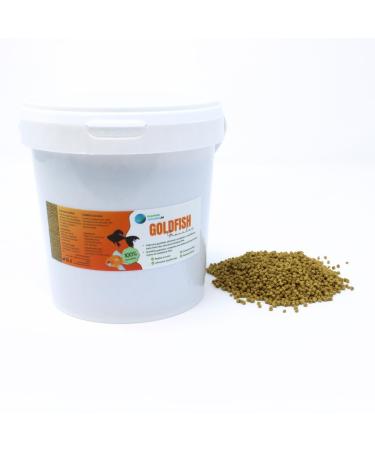 Goldfish Granules Granulated Food for Coldwater Fish Natural Complete Food Balanced Diet for All Types of Aquarium and Coldwater Pond Fish Sebular Plant