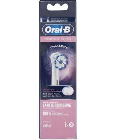 Buy Braun Sensitive Clean Toothbrush Heads - 3 Pack | International Shipping Available - Buy Online on GoSupps.com