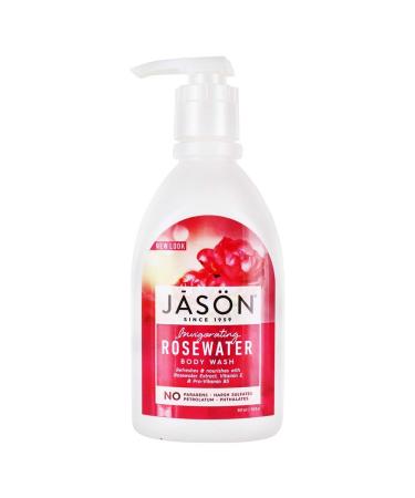 Jason Natural Invigorating Rosewater Body Wash  30 Ounce
