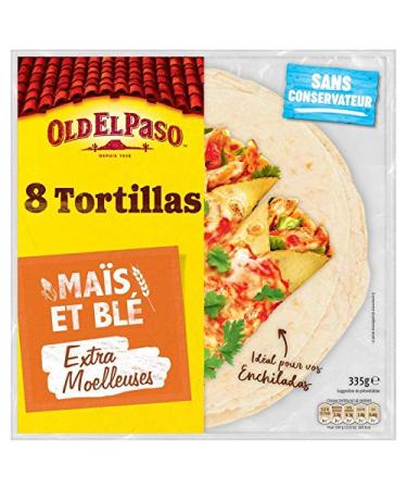 OLD EL PASO - Soft Corn Tortillas 335G - Pack of 4 - Special Offer