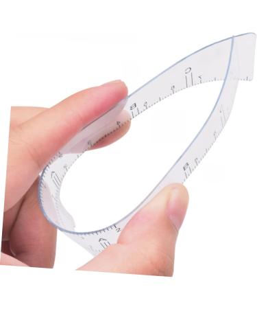 Baluue 20 Pcs Eyebrow Design Ruler Microblading Adhesive Eyebrow Sticker Eyebrow Ruler Tool White Plastic 22x5cmx2pcs Whitex2pcs - Buy Online on GoSupps.com