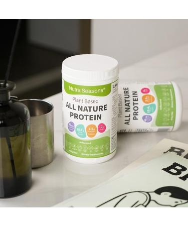 Nutra Seasons Plant Based All Nature Protein Powder with Mushroom Blend Superfood Blend Prebiotic & Probiotic Blend Vitamin B12 and Iodide Tasty and Great for Energy Gut Health Daily Vitality - Buy Online on GoSupps.com