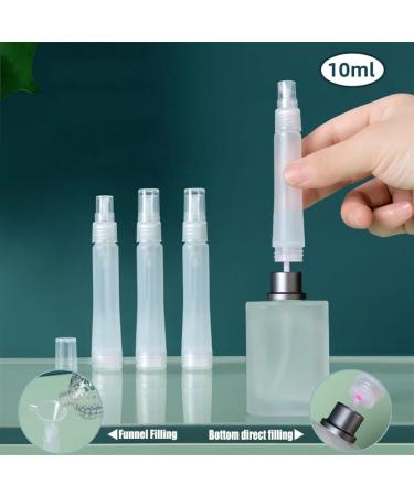 GeRRiT 10Ml Bottom Fill Perfume Bottle Portable Travel Dispenser Bottle Fine Mist Plastic Spray Refillable Empty Container for Travel Cleaning Gardening Plants (Color : 1PC) - Buy Online on GoSupps.com