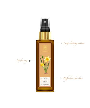 Forest Essentials Body Mist Nargis 100ml - Buy Online on GoSupps.com
