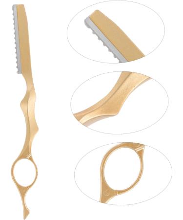 Buy 1 Set Hair Thinning & Cutting Kit - Manual Hair Styling Razor - Golden - Ships Internationally - Buy Online on GoSupps.com