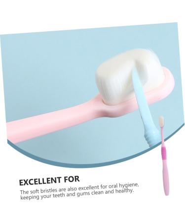 Minkissy 4-Piece Soft Handle Toothbrush Set for Adults - Ultra Soft Bristles Perfect for Sensitive Gums & Pregnant Women | International Shipping - Buy Online on GoSupps.com