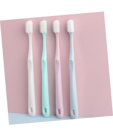 Minkissy 4-Piece Charcoal Toothbrush Cleaning Brush Set - Soft Bristles Travel-Friendly & Female Hygiene Essentials - Buy Online on GoSupps.com