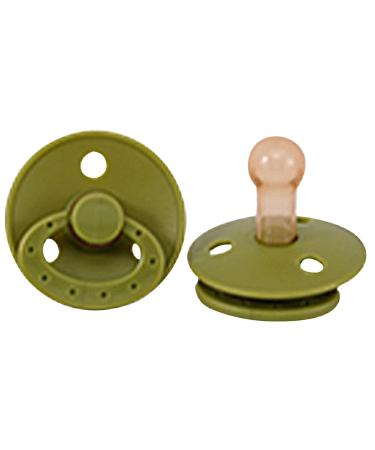Hongjingda 5 PCs Silicone Baby Bite Ring Toys | Natural Rubber Pacifiers for Newborns | Cherry-Shaped Nipples & Large Air Holes | Green 1 Pack - Buy Online on GoSupps.com