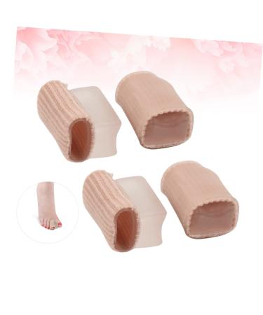JEWEDECO Toe Separators for Overlapping Toes - 4 Pcs Cushioned Toe Alignment Spacers for Bunions, Hammer Toe, Hallux Valgus - Protective Case Included - Buy Online on GoSupps.com