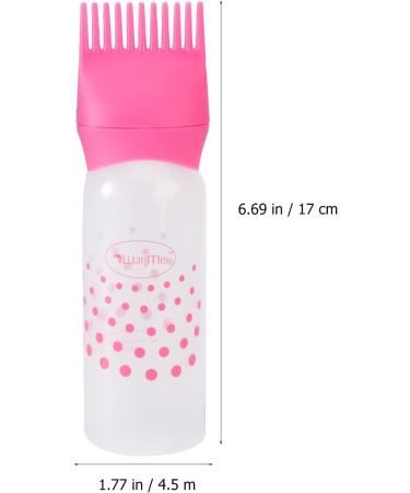 SOLUSTRE Hair Applicator Bottle 3pcs Root Comb Applicator Bottle Hair Color Applicator Bottle Squeezable Hair Oil Bottle Brush for Home Salon Hair Dye (Black Rosy and Blue) Hair Oils As Shown - Buy Online on GoSupps.com