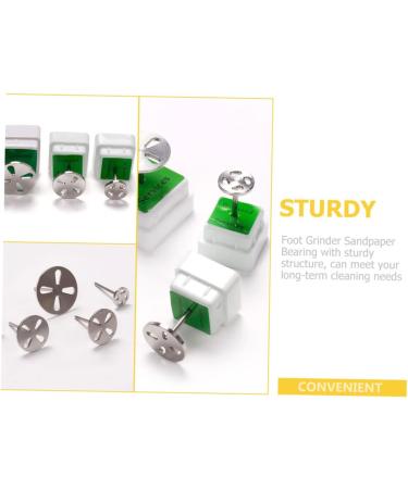 Mipcase Foot Bearings Dead Skin Remover Bearing Sanding Discs Bearing Sandpaper Bearing for Foot Anti-wear Bearing Supply Tool Small Major Component Stainless Steel 6.9x2.5cm - Buy Online on GoSupps.com