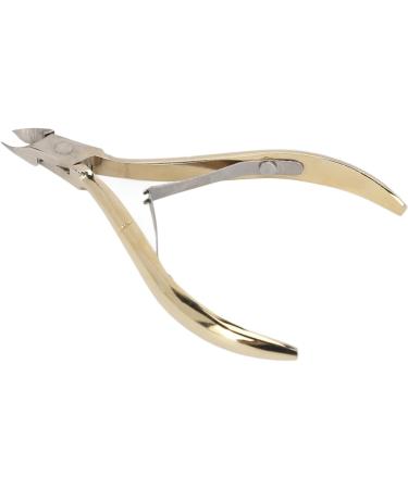 Cuticle Trimmer Gold Non-Slip Handle Cuticle Cutter for Nail Salon - Buy Online on GoSupps.com