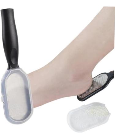 Housoutil 1pc Foot Rubbing Board Stainless Steel Foot File Essential Oil Diffuser Pads Callus Remover for Feet Scraper Stone Face Roller Dead Skin Remover Scrub White Exfoliating - Buy Online on GoSupps.com