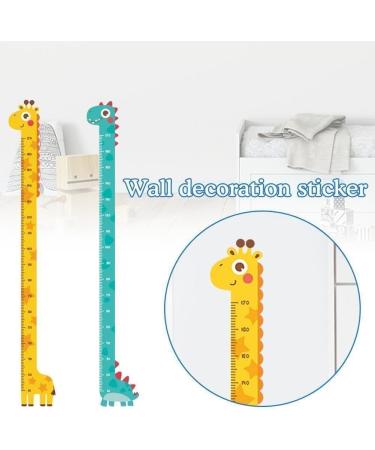 Kid Pipi Cute Dinosaur Height Measure Wall Sticker | Growth Chart Giraffe Decor for Children's Room - Buy Online on GoSupps.com