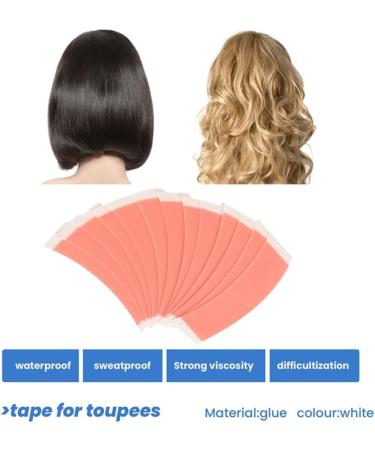 Qtynudy 36Pc/Bag Super Strong Duo-Tac Wig Hair Double Tape Adhesive Extension Hair Strips Waterproof for Toupees/Lace Wig Film - Buy Online on GoSupps.com