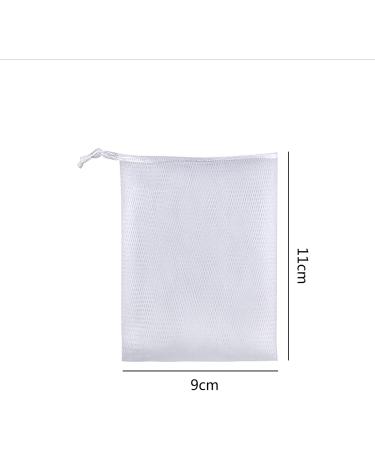 Shullin 10 Pack Nylon Soap Bags - Eco-Friendly Soap Pockets for Foaming Drying and Peeling Facial Cleaners | International Shipping Available - Buy Online on GoSupps.com